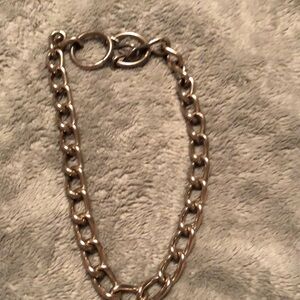 Silver Chain dog collar